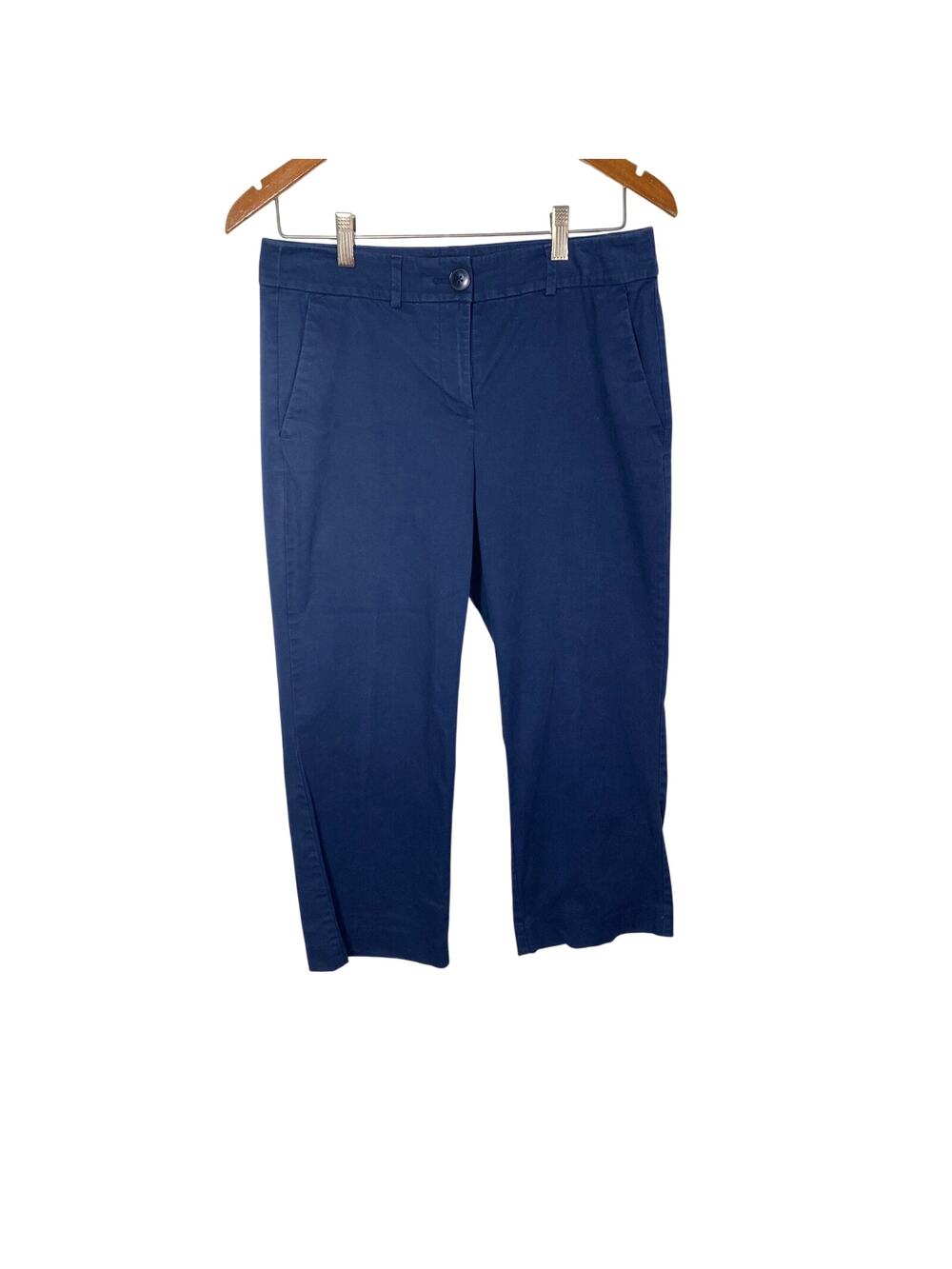 Ann Taylor Factory Women’s Chino Capris • Navy • Size 4 • 24” Inseam